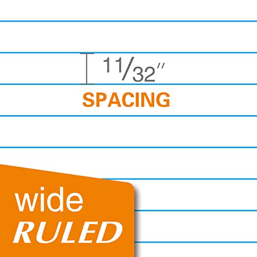 Kaisa 1-Subject Wirebound Notebook Spiral Note Book, 8X10.5Inch Wide Ruled 70Sheets/Pad Wire Notebooks Office School Supplies For Students Office, Pack Of 6Pads, S07001W #TOP2