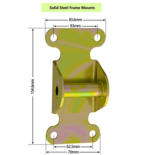 Sbc/Bbc Frame And Motor Mount Kit - Chevy V8 Solid Steel Frame Mounts Motor Mounts For Sbc 283 327 350 400 Small & Big Block Chevy Engines Off Road Racing #TOP2