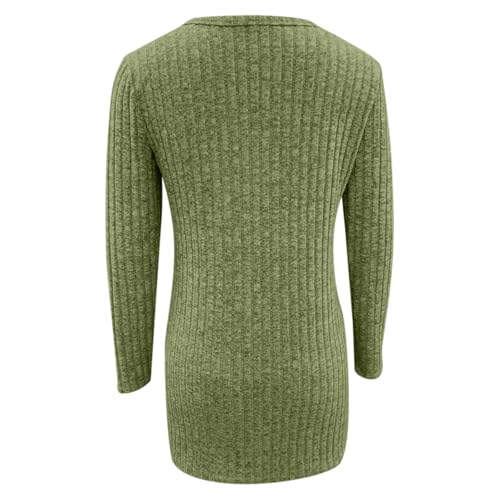 Chaleco de punto para mujer informal con botones y bolsillos 7