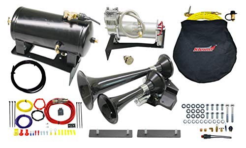 Kleinn Air Horns GM 1500 Model 220 Dual Train Horn with Onboard Air System (GMTRK4XTREME)