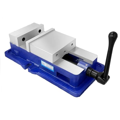 GYKOZY Heavy Duty Bench Vise with 360 Degree Rotating Handle, High Precision Tool for Woodworking and Metalworking Projects, Sturdy Clamp for Garage and Workshop Use