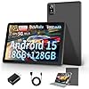 Tablet de 10 pulgadas, tabletas Android 15 2025, 18GB+128GB, 1TB Expand, Widevine L1 compatible con Octa-Core Tablet con WiFi 6, batería de 6000mAh, cámara dual (5MP+8MP)