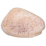 Pierre pour cacher les clés : fabriquée en résine de qualité, avec un design imitation pierre, elle peut servir de jolie décoration de jardin au quotidien, ou de cachette pour les clés