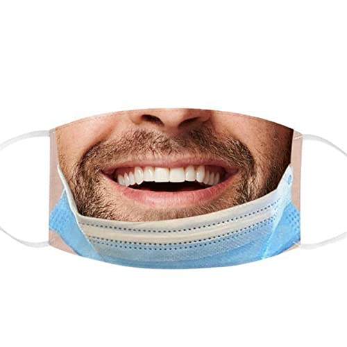 3xCreativity 3D Print Funny Bandit Prank Face Mask Masque Mouth Cover A | Clothing, Shoes & Accessories | Costumes, Reenactment, Theater | Accessories | Masks & Eye Masks-image-30