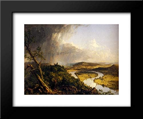 The Oxbow (The Connecticut River Near Northampton) 18x15 Framed Art Print by Thomas Cole