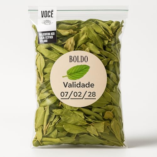 Boldo em Folhas para Infusão, Produto Natural Artesanal, Auxilia ...