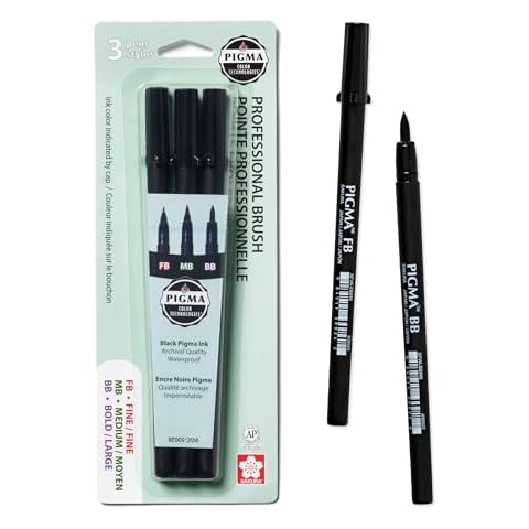 SAKURA Pigma Brush Pens 3 Pack Cover