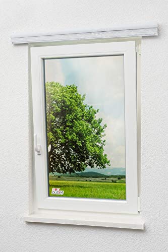 LYSEL Outlet - Plissee Thermo freihängend Reinweiß - Plissee in der Größe (Bx H) 140cm * 160cm