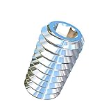 Allied Titanium 0000860, (Pack of 10) 1/4-20 X 1/2 inch UNC Titanium Set Screw, Socket Drive with Cup Point, Grade 5 (Ti-6Al-4V)
