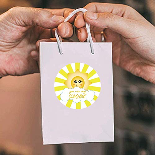 Wootile You Are My Sunshine Stickers 1.5 Inch Sunshine Sticker Happy Mail Labels 500 Pcs Sending Sunshine Your Way Themed Thank You Customer Appreciation Stickers thumb #3