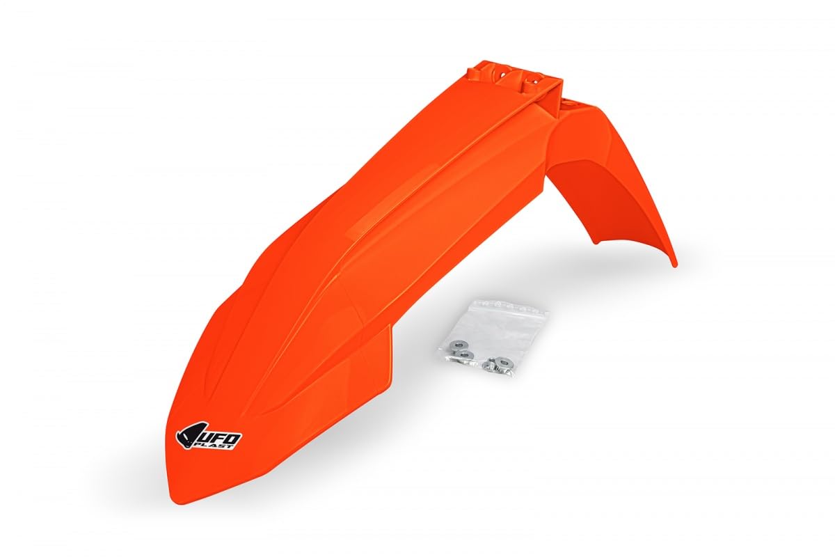 Ufo Plast Parafango Anteriore Arancio Fluoro Ktm SX-F 350 2023-2024 - 4