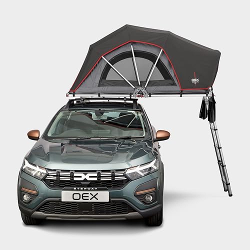 OEX Vertex Lite 130 Roof Tent, 2 Man, Grey - Image 5