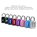 RESET-060 4 Digit Combination Lock Outdoor Padlock for School Gym Sports Locker Fence Toolbox Gate Suitcase Hasp Pink