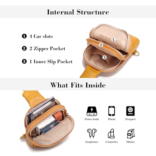 Image of INICAT Lightweight Small Crossbody Sling Bag for Women | Mini Travel Purse,Multi-pocket with Card Slots,Durable Vegan Leather,Everyday Carry