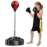 〖Meilleur cadeau pour les enfants〗 Le sac de boxe est un excellent moyen d'initier les enfants au sport de la boxe. Non seulement les encourage à faire de l'exercice, mais à faire du sport autour des enfants de 4 à 10 ans. Le produit doit être assemblé par des adultes uniquement.