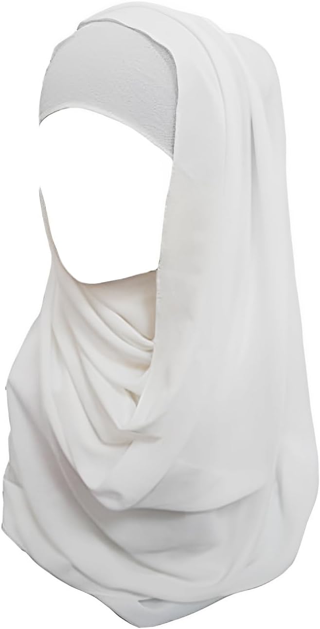 Non-see-through Bubble Crepe Chiffon Muslim Hijab Head Scarf Shawl Wrap Thick Lightweight