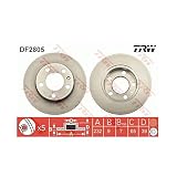 Superficie: barnizado TRW Automotive AfterMarket DF2805 Frenos