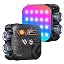 Kit 2 Luci Video LED RGB Zeadio – Clip Selfie Con 102 LED E CRI 95+ Per Streaming E Foto