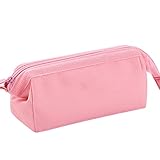 Descripción: con la adopción de gran capacidad y parte inferior gruesa, lo que hace que sea fácil almacenar artículos de papelería y herramientas de maquillaje. Dado que este estuche tiene un diseño de cuerda colgante y cremallera suave, que será conveniente para llevar y abrirlo. Este estuche está hecho de tela Oxford. Este estuche tiene un diseño de malla, lo que lo hace moderno. La longitud de este estuche es de 18,5 cm, el ancho es de 9 cm y la altura es de 10 cm. Es adecuado para guardar bolígrafos o lápices. Nombre del artículo: estuche Mater