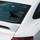 Hobbspring 5Pcs Western Cowboy Car Stickers 6.1x5.83 inch Cowboy Boots and Horse...