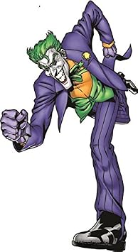 7 Inch Joker Removable Vinyl Wall Decal Sticker Art Home Decor 4 Inch x 7 1/4 inch