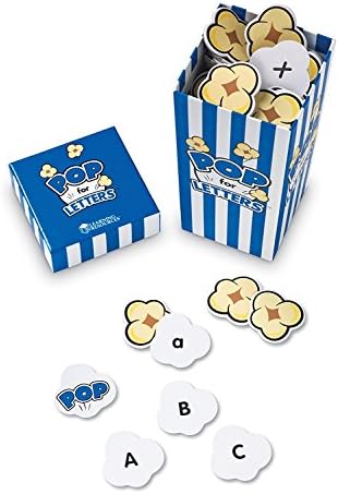 Learning Resources Pop for Letters, Early Phonics Game, Alphabet Recognition, ABCs, 8 Pop Cards, Ages 4+, Grades PreK+