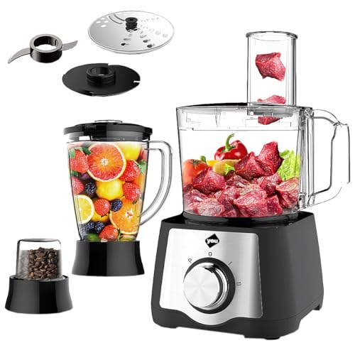 Consejos para Comprar veggie bullet liverpool más recomendados. 42 Sistema de Cocina Set Licuadora Moledor Y Procesador De Alimentos 7 En 1 Profesional 3 Velocidades 600w Negro