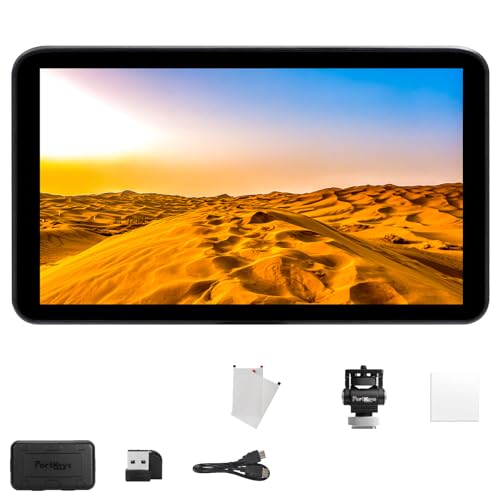 Portkeys LH7P 7-Inch Camera Monitor with 1000nits Brightness and 100% DCI-P3 Color Space Coverage - HDMI Input/Output Ports and 3D-LUT Output Capabilities