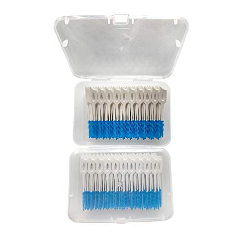 EXCEART 3 Box Interdental Brush Flexible Between Teeth And Braces Cleaner Toothpick Tooth Flossing Head Dental Brush For Oral Care Random Color