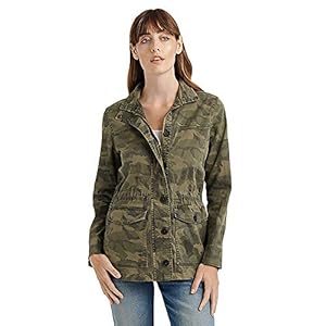 Lucky-Brand-Womens-Long-Sleeve-Button-Up-Two-Pocket-Utility-Jacket