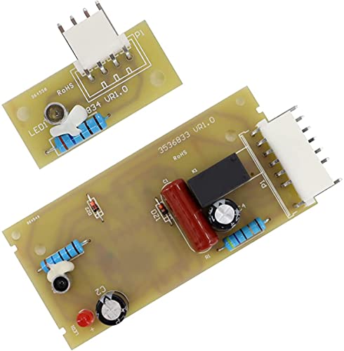 4389102 Refrigerator Ice Maker Sensor Control Board Kit by Wadoy Replacement for W10757851 2198586 W10193840 W10290817 W10193666 ADC9102 AP5956767