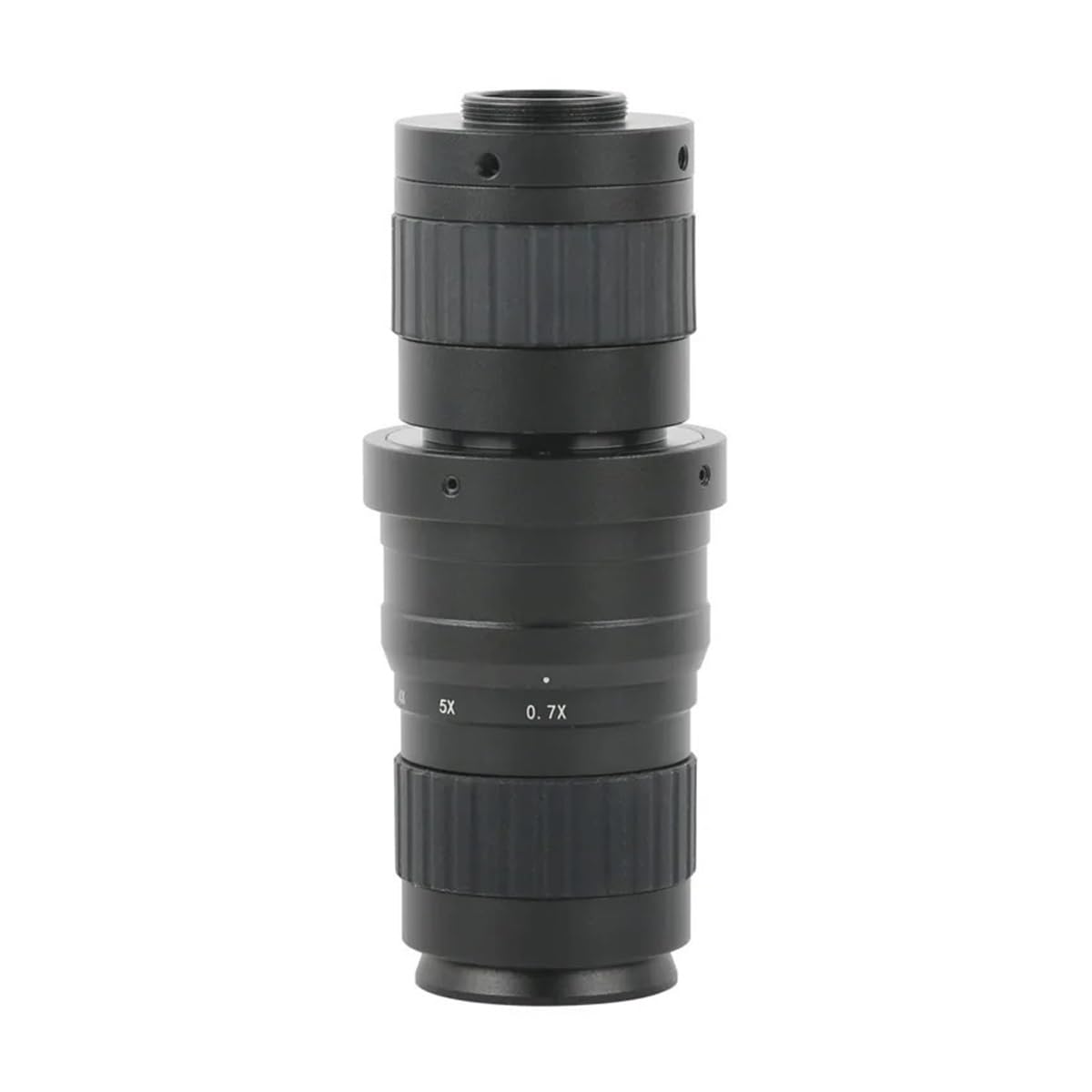 Microscope 200X 0.7X-5X Adjustable Magnification Zoom Monocular C Mount Lens 48MP 4K 1080P USB Video Microscope Camera 180mm