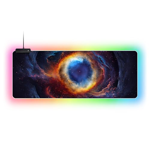 RGB Galaxy Nebula Gaming Mouse Pad