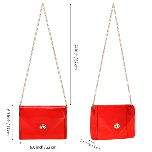 Image of HAOGUAGUA Clear Purse for Women, Clear Bag Stadium Approved, See Through Clear Handbag for Concerts Sports Events