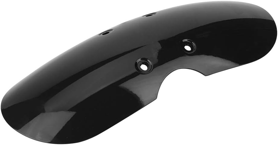 Modified Short Front Fender for T100 2001-2016, Stylish Design, Black/Red/White/Silver, Scratch Protection, Ideal for Owners (Black)