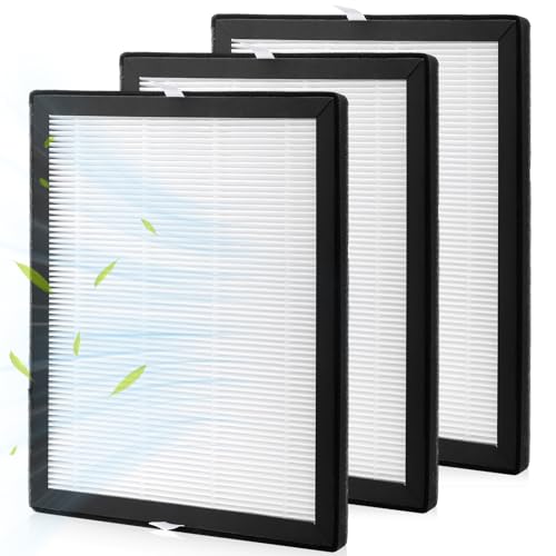 Kigniote 3 Pack HEPA Filter Compatible with MeacoDry Arete One 18L 20L & 25L Dehumidifier Air Purifier 2-in-1 26 x 22x1.5cm Not Compatible with Meaco 20L 20LE Low Energy Dehumidifier