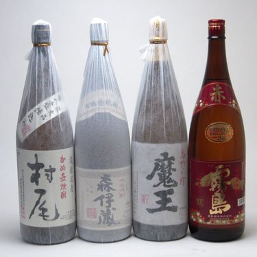 Amazon.co.jp: セレクション史上最強芋焼酎福袋4本セット(森伊蔵 村尾 