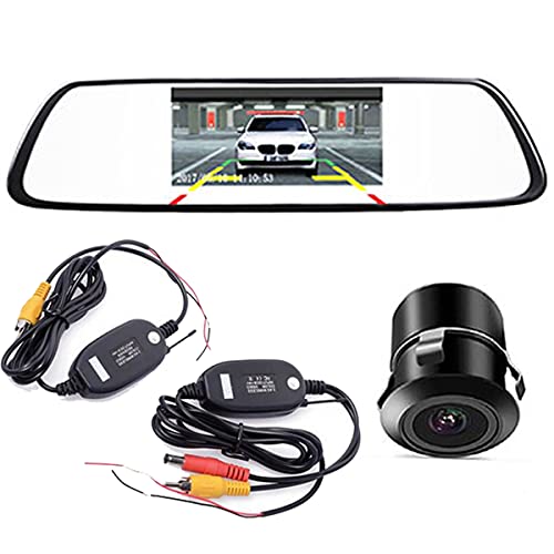 VIGORFLYRUN PARTS LTD Rétroviseur universel sans fil TFT LCD 10,9 cm + caméra de recul vision nocturne