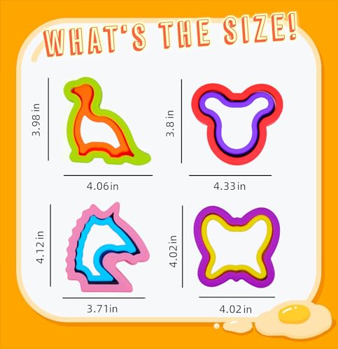 Uncrustables Maker 12 Piece Sandwich Cutter and Seal Set, Uncrustable Sandwich Cutter, Decruster Sandwich Maker, Bread Cutters for Boys and Girls, Lunch & Bento Box