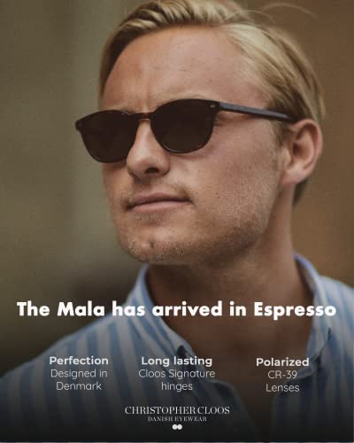 Christopher Cloos - Mala Espresso - Round Polarized Sunglasses for Men & Women with Case - Trendy Sun UV Protection Glasses - Unisex3