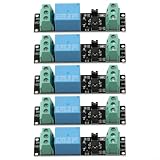 5 x 3 V Relaismodul mit Optokoppler-Isolationsplatine, 1-K-Relaisschalter für Arduino-Sensor-Schnittstelle, für Raspberry Pi Control Kit, Mikrocontroller-Stromversorgung