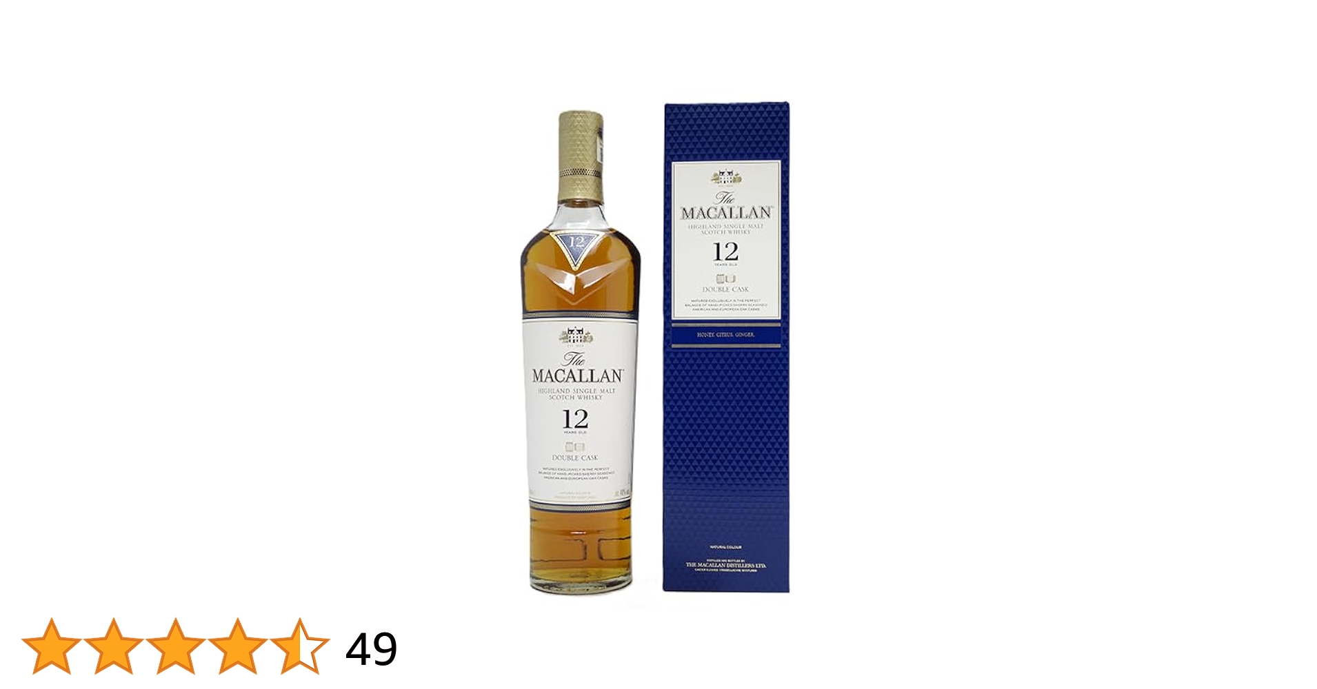 【未開栓】 ザ マッカラン　ダブルカスク 12年 700ml 正規品］ザ・マッカラン ダブルカスク 12年 40° 700ml | 酒の