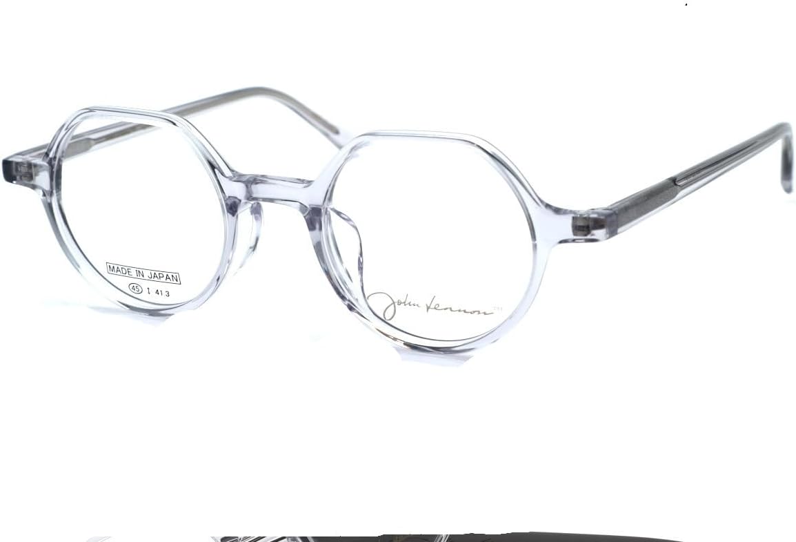 ジョンレノン JL-6021 col.4 メガネ 度無し無色紫外線ケアーレンズを入れて発送 【正規品】ボストン 丸メガネ ラウンド