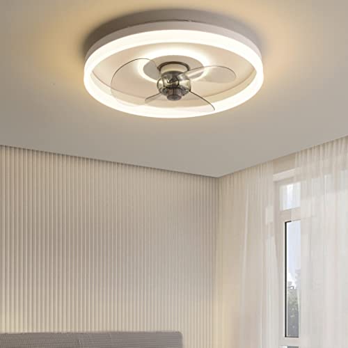 Ventilateur de conception de plafond minimaliste LED 45W haut de gamme