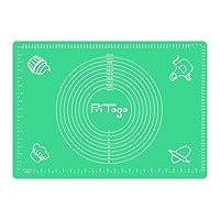 Tapis De Cuisson Silicone 65x45 Cm Rouge - Tapis Pâte Antiadhésif Avec Graduations, Extra Stable