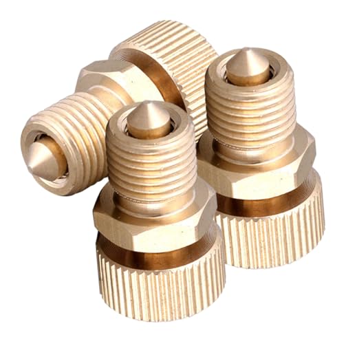 GALPADA 3 piezas Kit de Tornillos de Purga de Aire Cobre Accesorios Resistentes para Bomba de Alta Válvula Automática de para Control de Aire