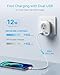 US to Japan Plug Adapter, VINTAR Japan Power Travel Adpter with 2 Outlets 2 USB Ports, 2 Prong to 3 Prong Outlet Adapter, Type A Plug Adapter for US to Japanese China Canada Mexico Philippines