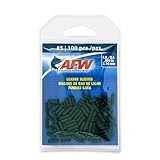 American Fishing Wire Single Barrel Crimp Sleeves, Black Color, Size S5, 0.096 -Inch Inside Diameter, 100-Pieces