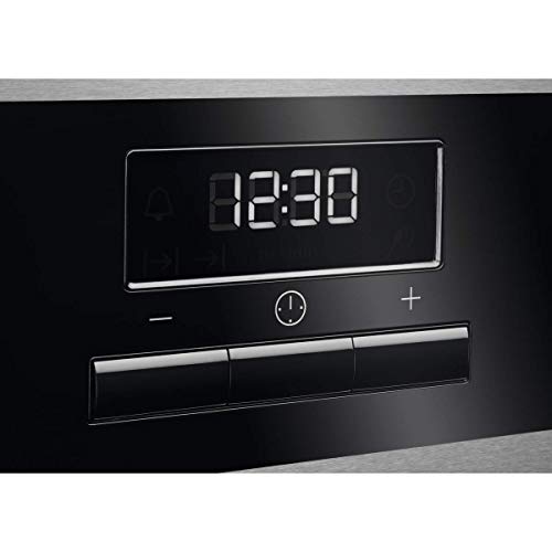 AEG-BEE435111M-Horno-Multifuncion-con-Funcion-Limpieza-AquaClean-9-funciones-Coccion-Uniforme-Ventilador-XXL-Pantalla-LCD-Tactil-Antihuellas-Bandeja-XXL-Inox-Clase-A-72-Litros
