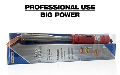 Miyako Usa 200 Watts Soldering Iron, Pen Style Welder, Heavy Duty, High-Performance Solder With Heat Shielded Plastic Handle, Convenient Power Switch And Replaceable Chisel Tip (74B9200) #TOP7
